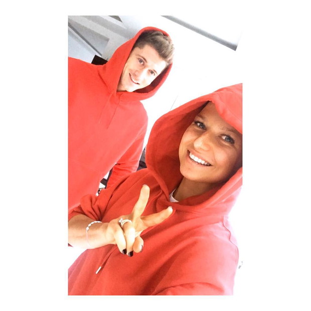 Ania i Robert Lewandowscy