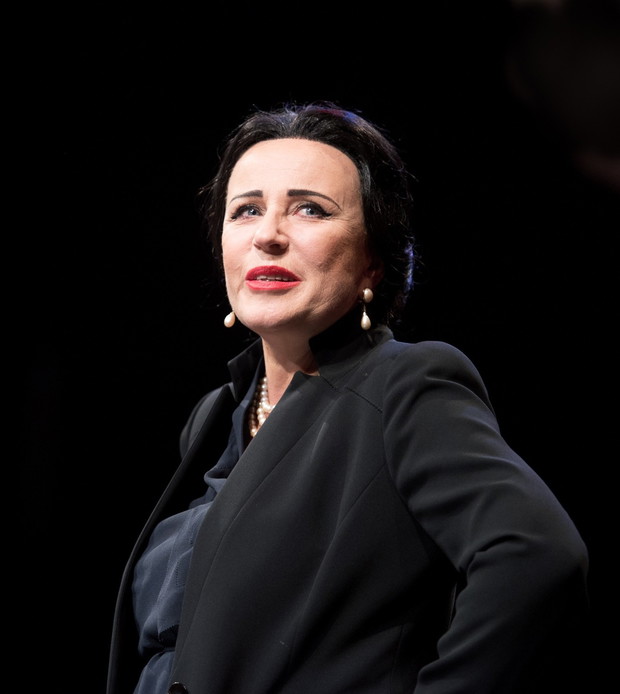 Krystyna Janda jako Maria Callas w sztuce „Maria Callas. Masterclass”