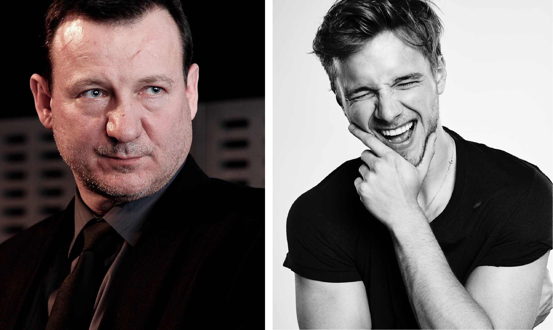 Robert Więckiewicz i Maciej Musiał w serialu Netflix "1983"