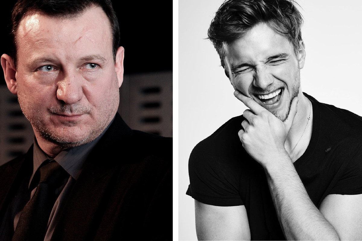 Robert Więckiewicz i Maciej Musiał w serialu Netflix "1983"