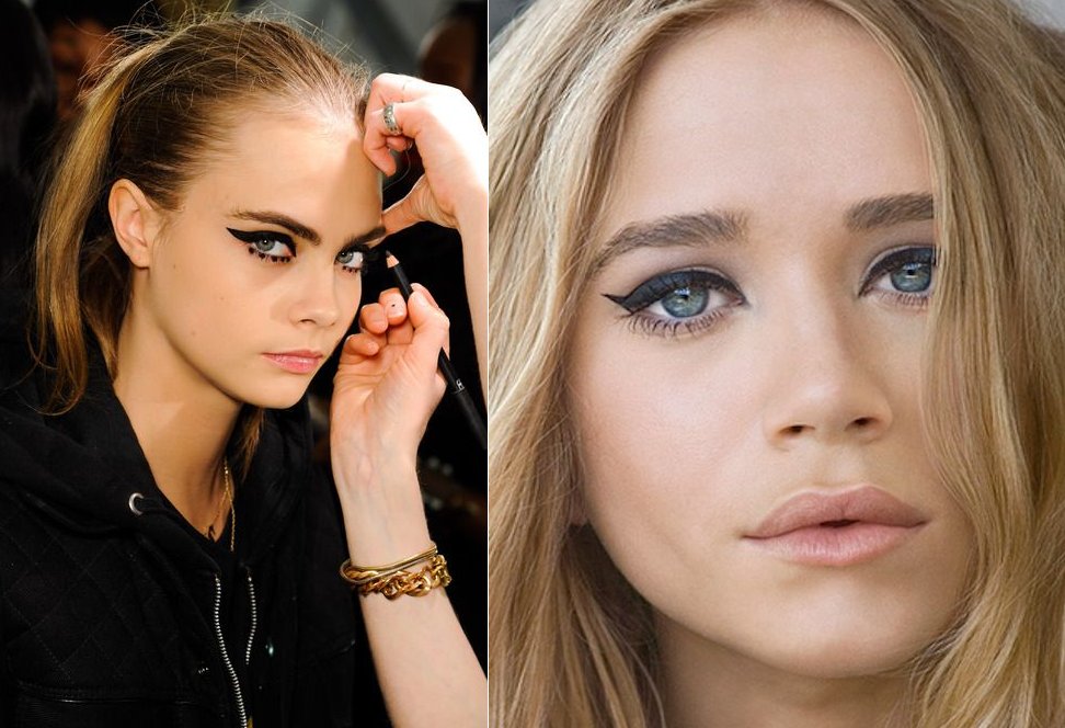 Czarny eyeliner - trend w makijażu 2018