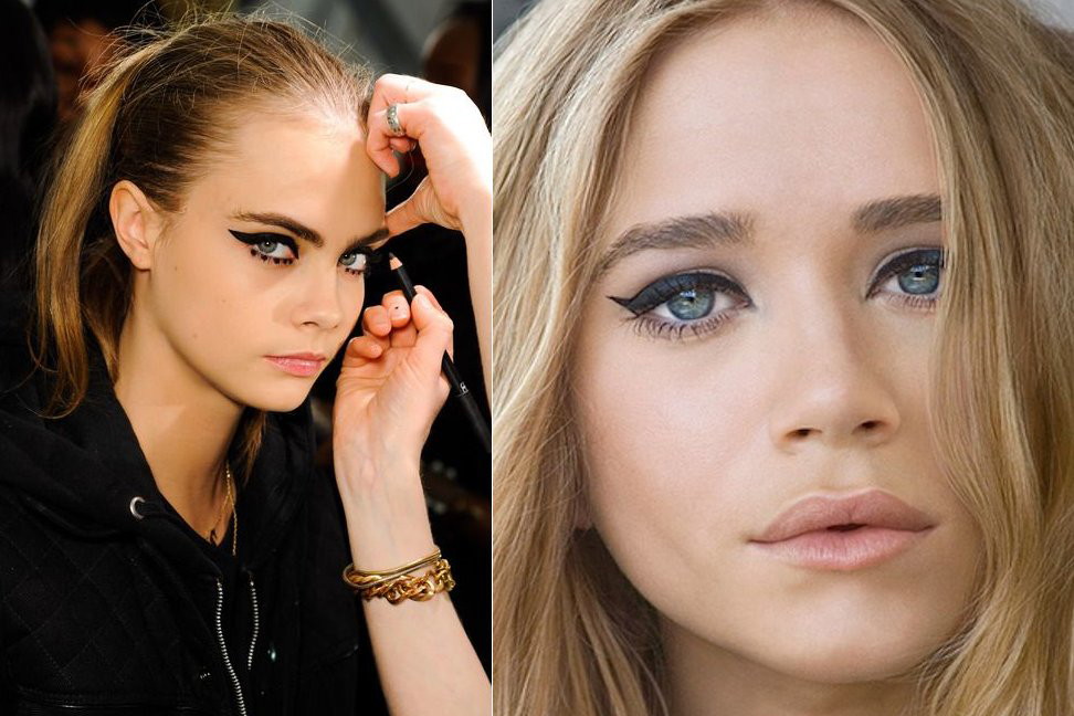 Czarny eyeliner - trend w makijażu 2018
