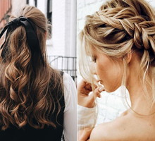 Fryzury na komunię dla mamy