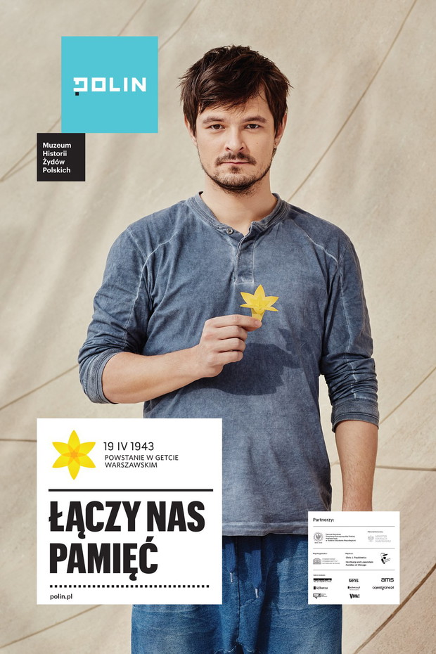 Dawid Ogrodnik Akcja Żonkile Łączy nas pamięć