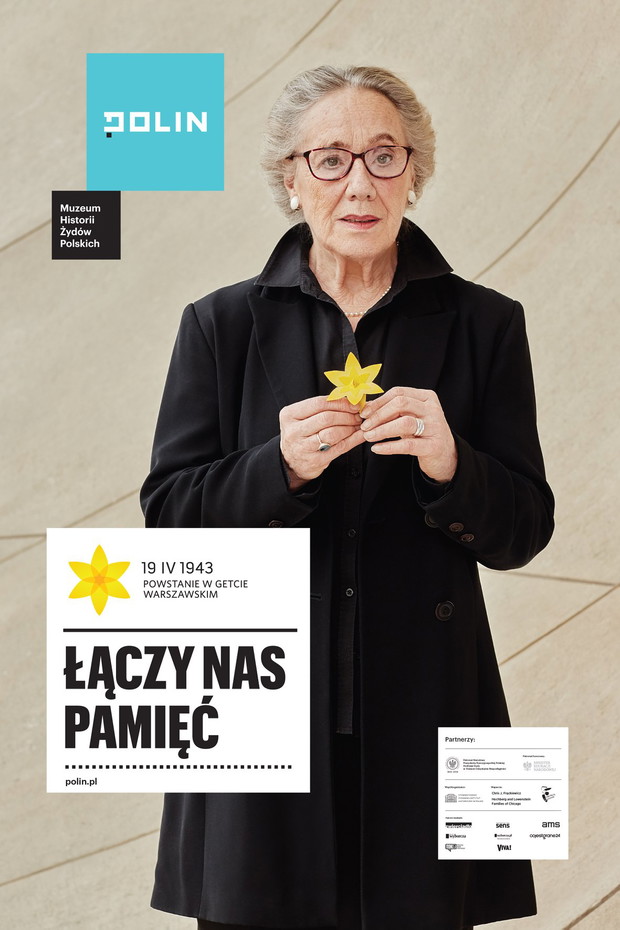 Maja Komorowska Akcja Żonkile Łączy nas pamięć