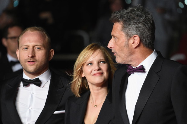 Joanna Kulig, Borys Szyc i Paweł Pawlikowski w Cannes