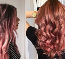 Rose gold - kolor włosów
