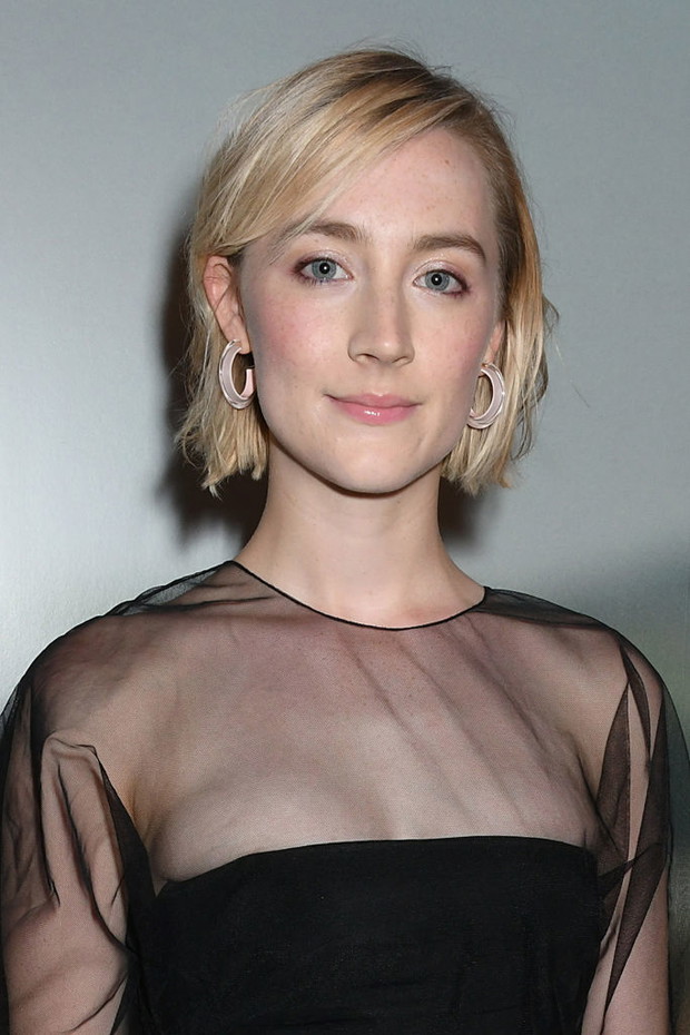 Modne krótkie fryzury 2018: Saoirse Ronan