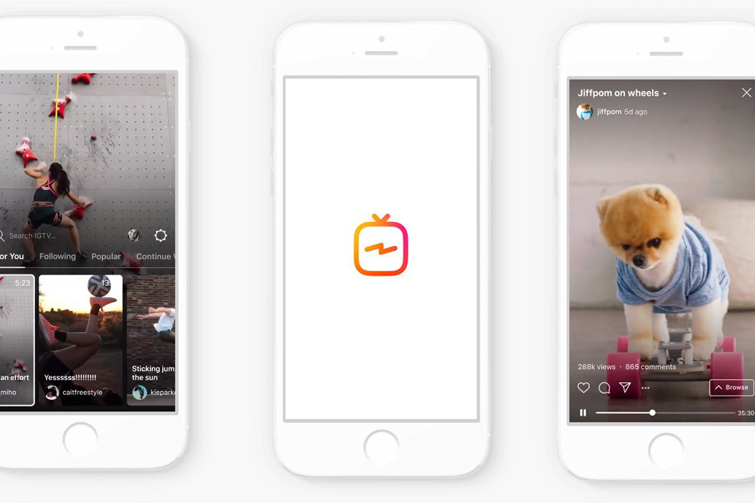 IGTV nowa aplikacja na Instagramie