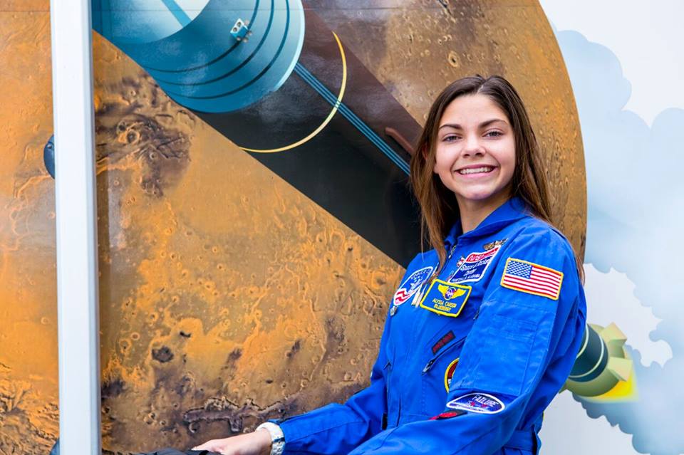 Alyssa Carson podczas International Space University Summer Program