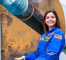 Alyssa Carson podczas International Space University Summer Program