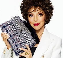 Joan Collins w reklamie mody
