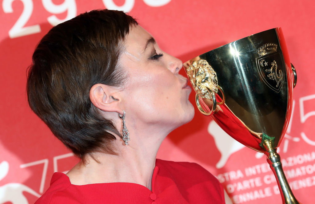 Wenecja 2018: Olivia Colman ze statuetką
