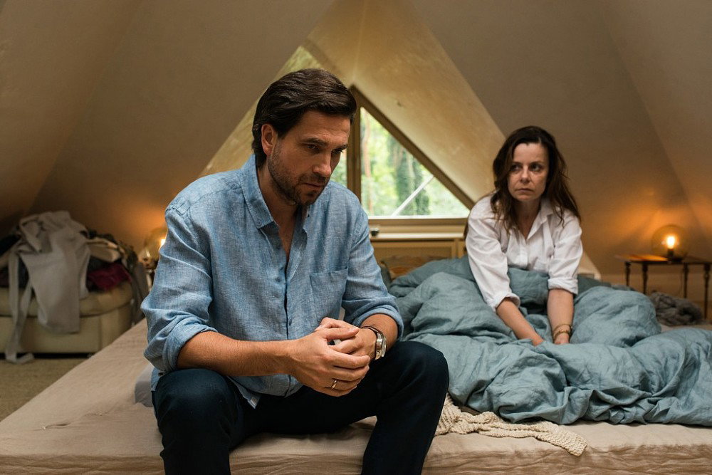 Agata Kulesza i Marcin Dorociński w filmie "Zabawa zabawa"