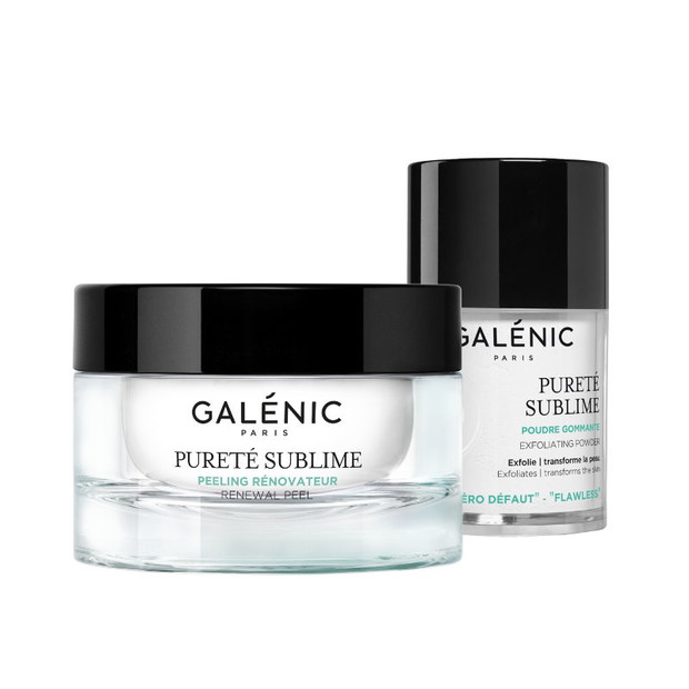 Puder złuszczający i peeling Galénic Pureté Sublime