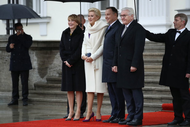 Agata Duda i Andrzej Duda w Berlinie