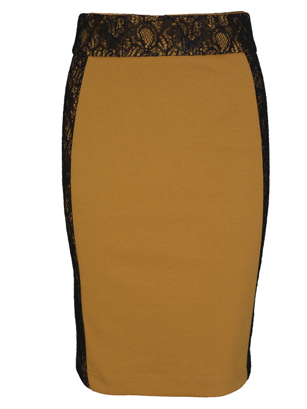 Spódnica dzianinowa, prosta