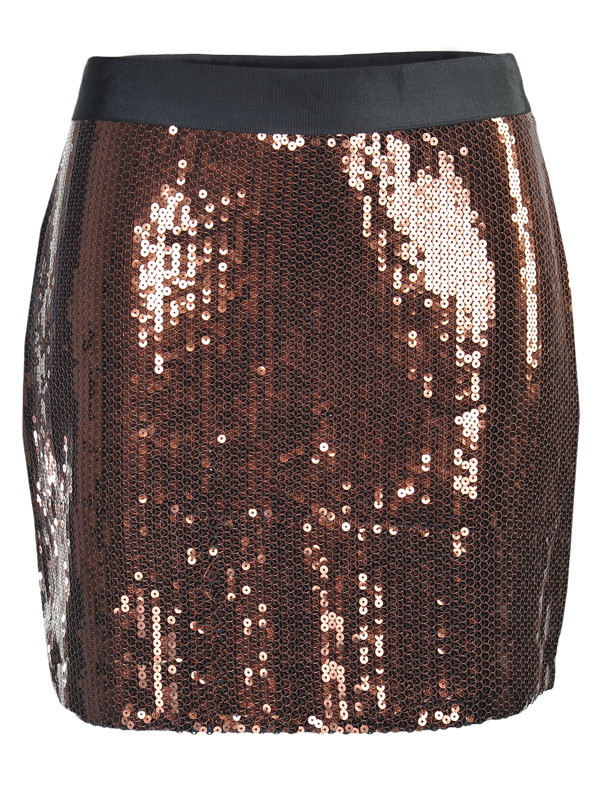 Spódnica prosta, krótka, przed kolano