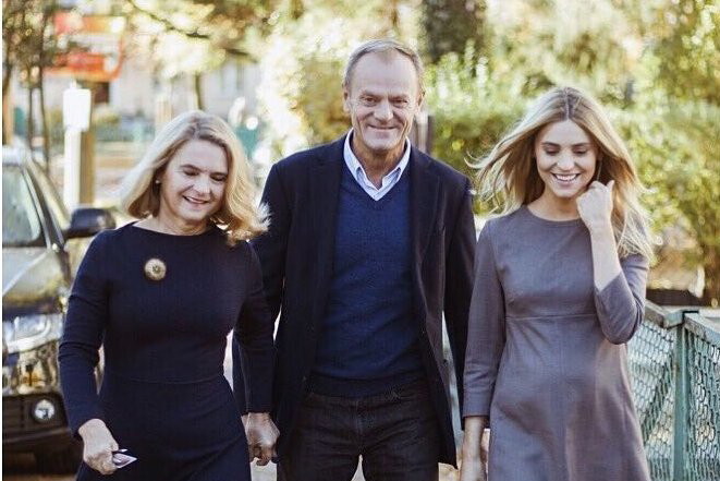 Kasia Tusk, Donald Tusk i Małgorzata Tusk