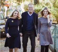 Kasia Tusk, Donald Tusk i Małgorzata Tusk