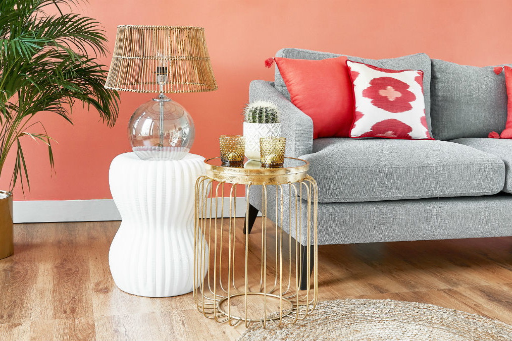 Trendy we wnętrzach 2019: Living Coral