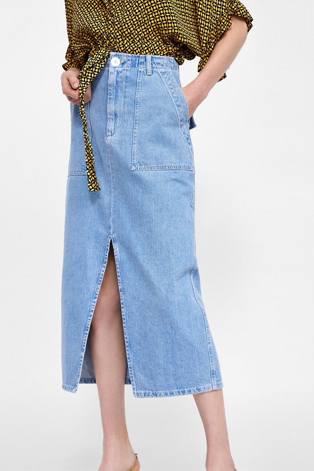 Jeansowa spódnica; 89,90 zł