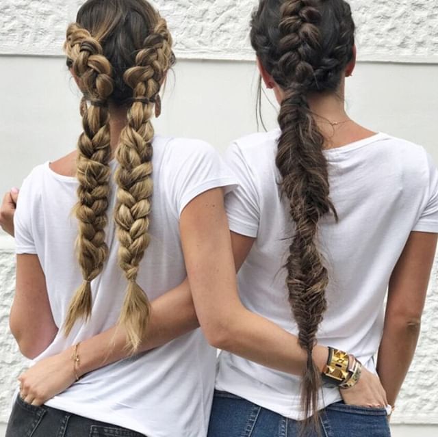 Fryzury z warkoczami