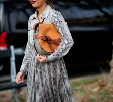 Wzór wężowej skóry hitem trendy moda wiosna 2019