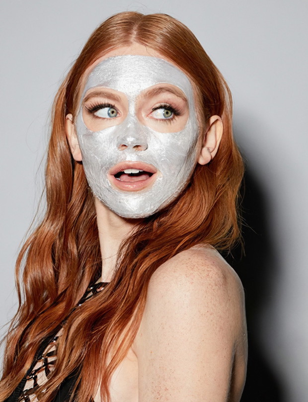 Srebrna maska peel-off