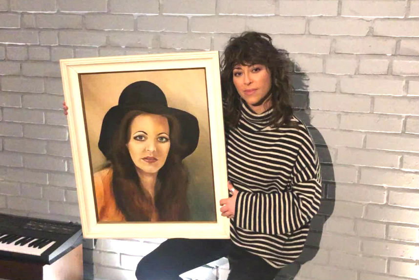 Natalia Kukulska z portretem Anny Jantar
