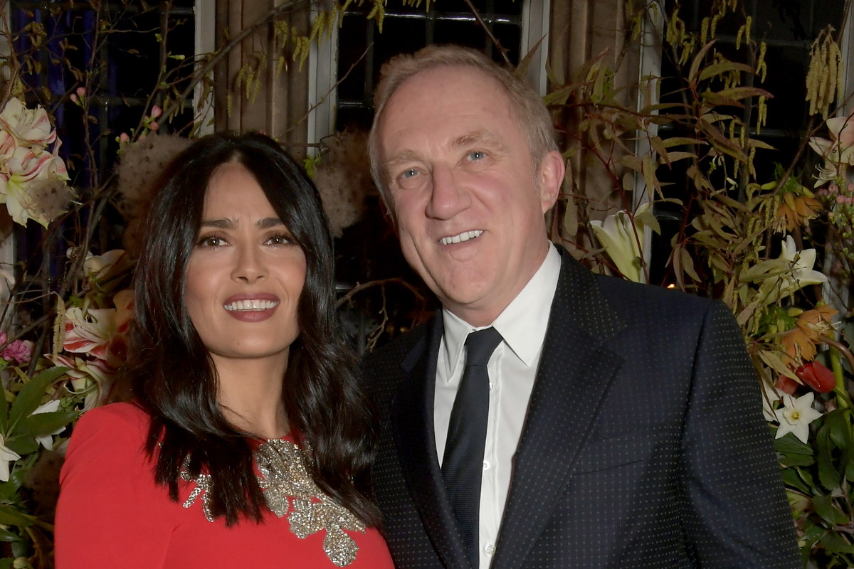 Francois-Henri Pinault z żoną Salmą Hayek