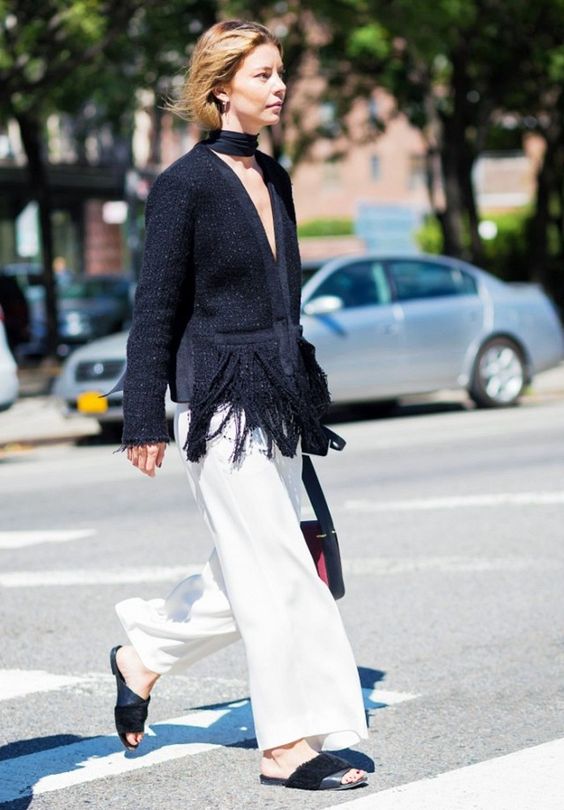 Głęboki dekolt wiosna 2017