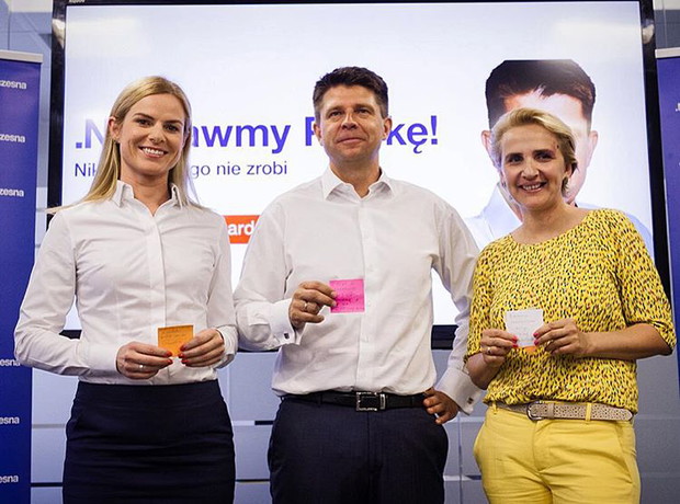 Joanna Schmidt i Ryszard Petru