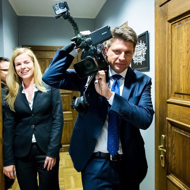 Joanna Schmidt i Ryszard Petru