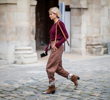 Street Style - Paris Fashion Week Womenswear Fall/Winter 2019/2020 : Day Seven