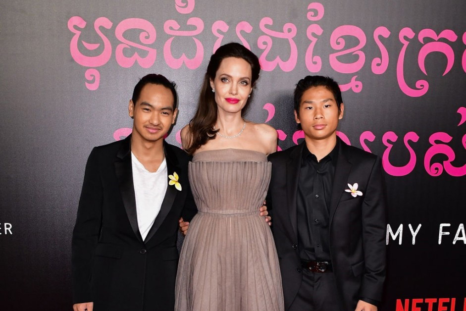 Angelina Jolie z rodziną