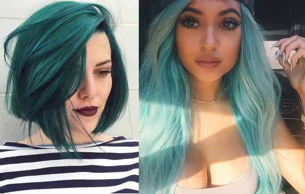 Niebieskie włosy na jesień i zimę 2017