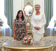 Agata Duda i Karen Pence