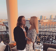 Piotr Woźniak-Starak z Agnieszką Woźniak-Starak