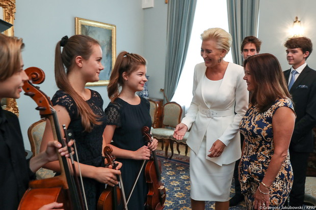 Agata Duda i Karen Pence