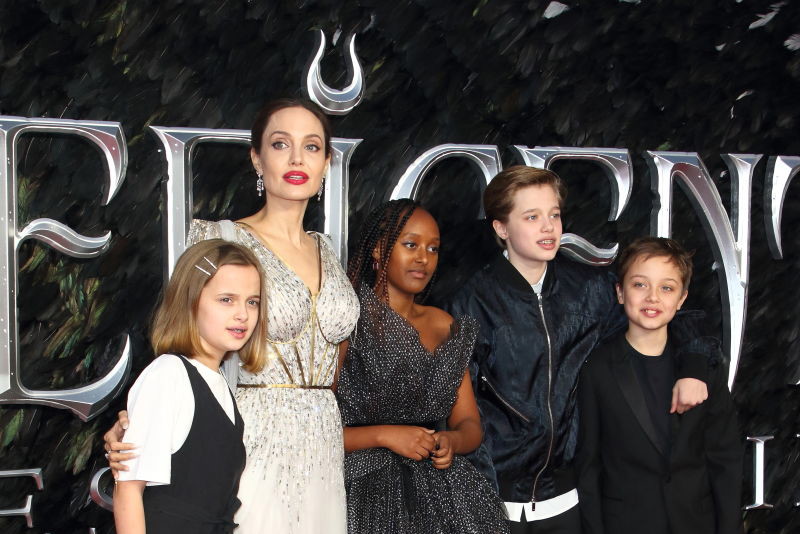 Angelina Jolie na premierze "Czarownicy"