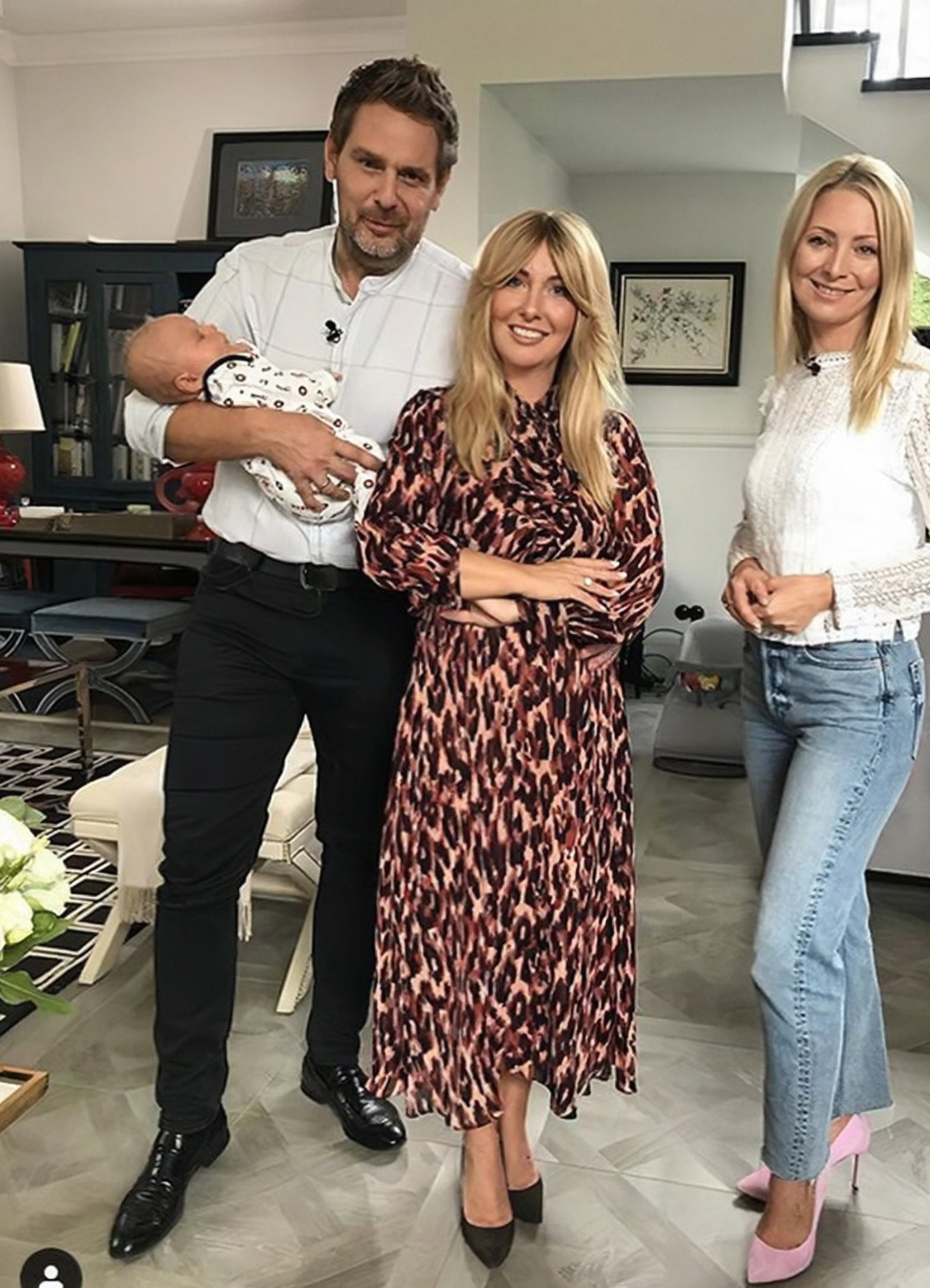 Wojciech Modest Amaro z żoną z dzieckiem