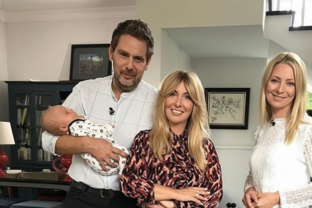 Wojciech Modest Amaro z żoną z dzieckiem