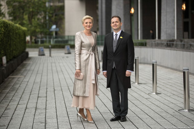 Agata Duda w Japonii