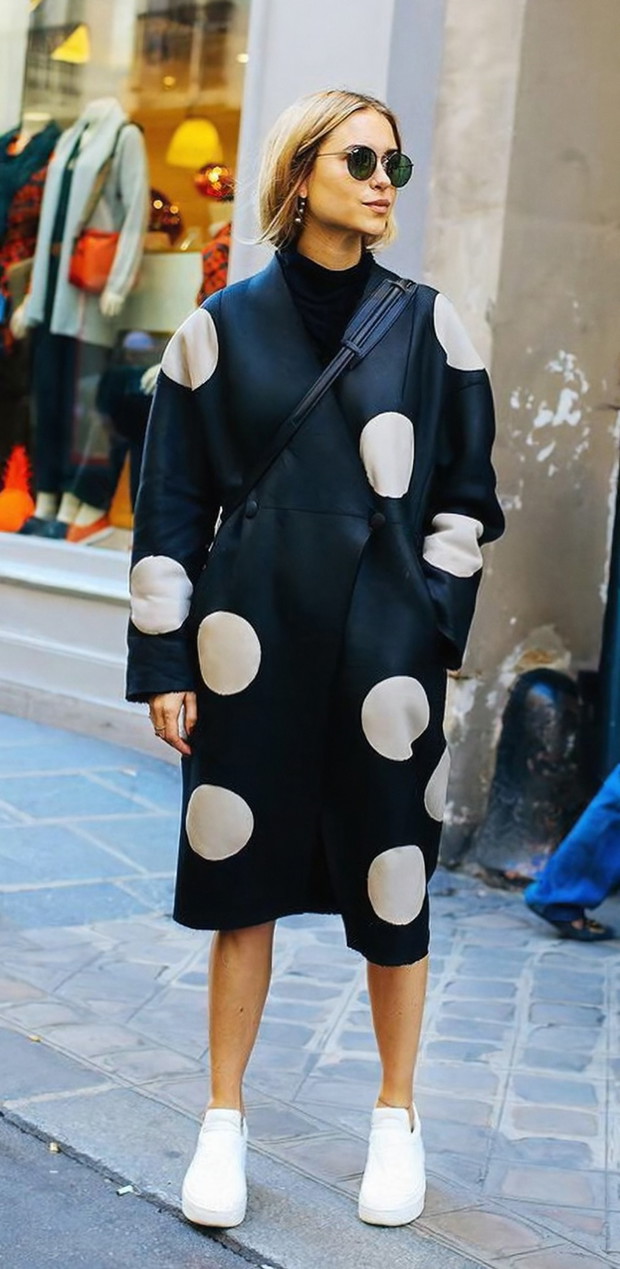 Sukienki i bluzki w grochy na jesień 2017