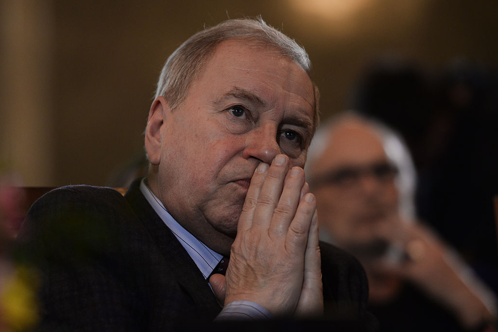 Jerzy Stuhr at the 50th anniversary of the STU Theatre in Krakow