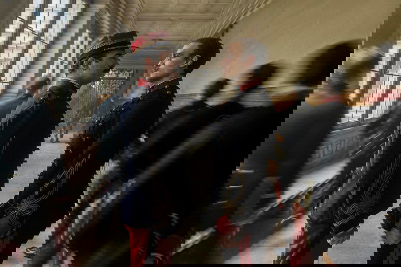 "Oficer i szpieg" - kadr z filmu Romana Polańskiego