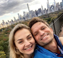 Małgorzata Socha z mężem Krzysztofem