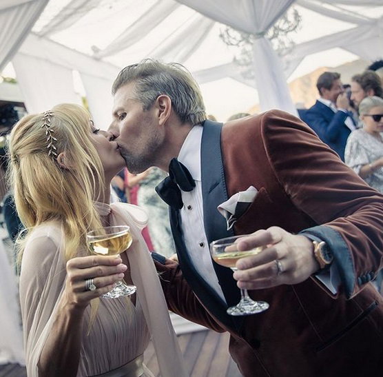 Izabella Scorupco - zdjęcia ze ślubu