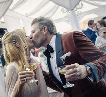 Izabella Scorupco - zdjęcia ze ślubu